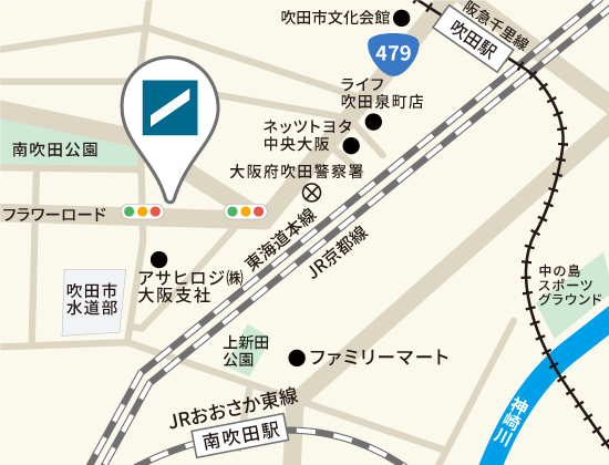 関西テクノセンター［ 研修施設 ］マップ